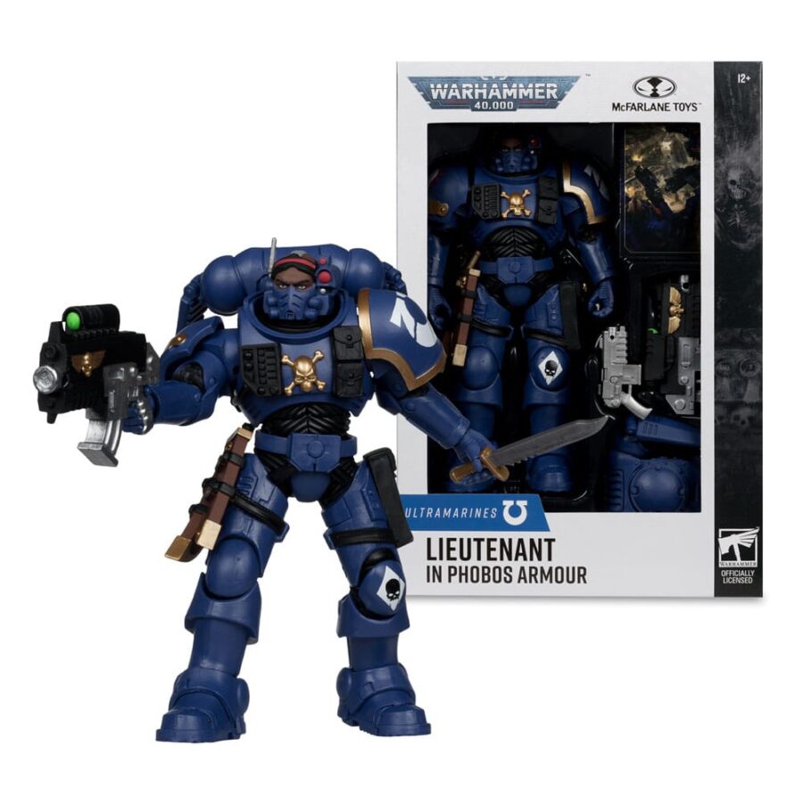 Warhammer 40,000 Action Figure Lieutenant in Phobos Armor (Ultramarines ...